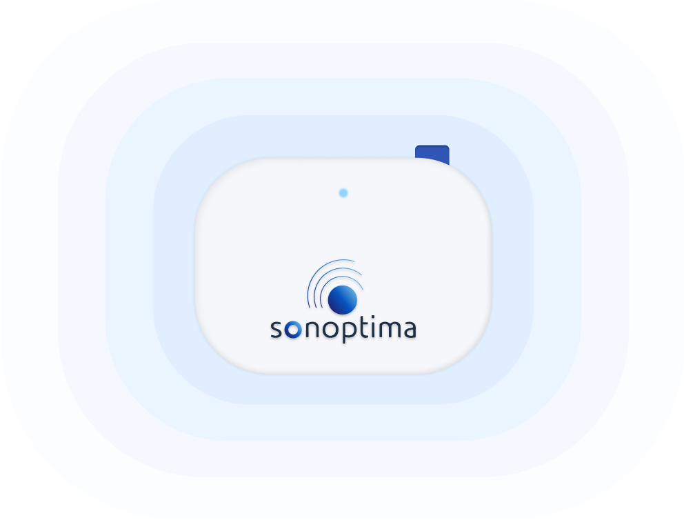Sonoptima wearable ultrasound device
